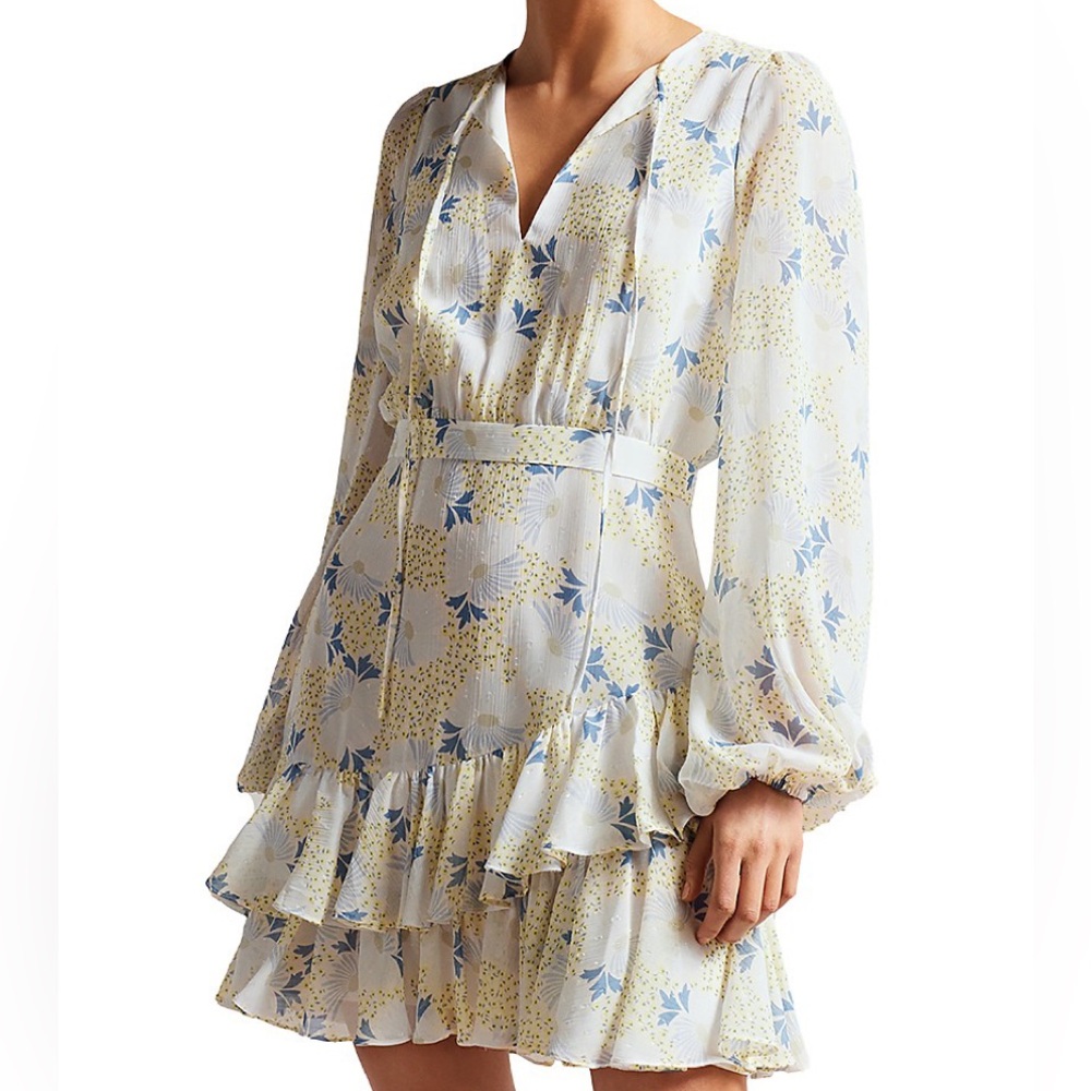 Ted Baker's Suziiee minidress drapes Ted size 4, US 10